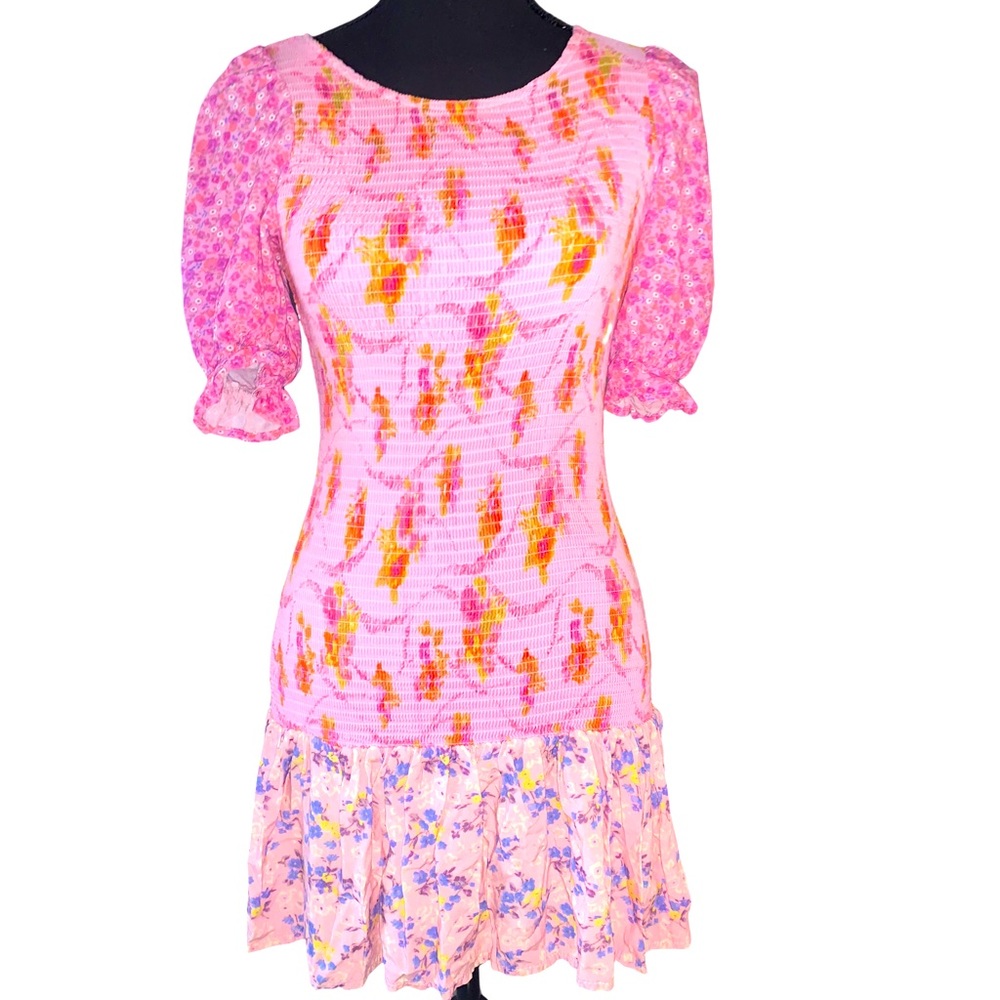 For Love Bell floral mini dress size L (juniors)